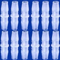 Plastic 3/8” hose ID Barb pipe connectors Joint Splicer Mender Adapter Union Boat Water Air Aquarium O2 Fuel (pack of 12) - size: 3/8 Inch, style: 12