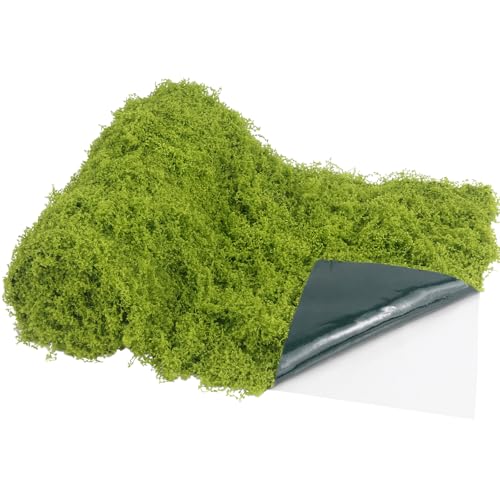 Fake Green Moss Roll Table Runner Faux Moss Adhesive Fairy Garden Grass 12" x 71" Artificial Moss for Indoor Plants Wall Crafts DIY Table Centerpieces Fairy Woodland Floral Wedding 30x180cm - size: Green-12" x 71"/30x180 cm