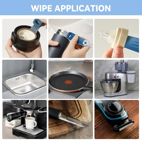 3 in 1 Cup Lid Gap Cleaning Brush Set, Multifunctional Bottle Cleaning Brush, Cup Lid Gap Cleaner, Home Kitchen Crevice Cleaning Brush Tools (Black+Blue+Green) - color: Black+blue+green