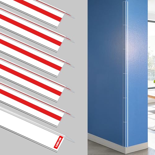 6PCS Clear Self-Adhesive Night Stand Corner Protectors，Corner Guards & Edge Protector for Wall Door Frame Cabinet Baseboard & Door, Table, Stair (2.5x40.6cm/1.0x16in) - color: Clear, size: 2.5x40.6cm/1.0x16in