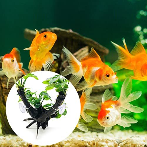 Savita 20 Pcs Aquarium Suction Cups Fish Tank Suction Hooks with Removable Hooks and 40 Adjustable Zip Ties for Aquarium Binding Moss, Plants, Shrimp Nest