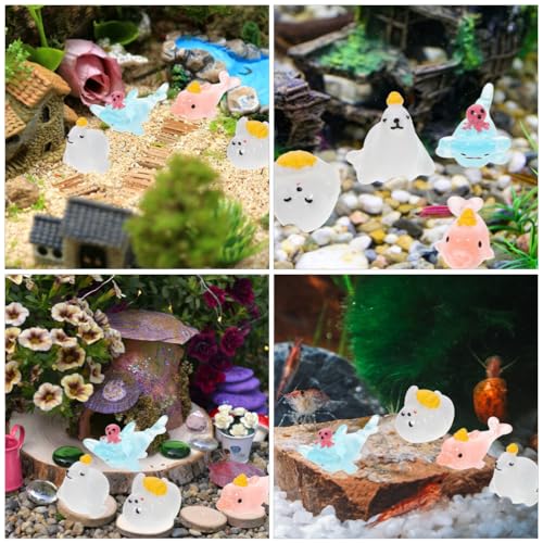 12pcs Lifelike Animal Decorations for Aquarium Safe Resin Fish Tank Ornaments Compact Underwater Decor for Miniature Gardens and Fish Tanks