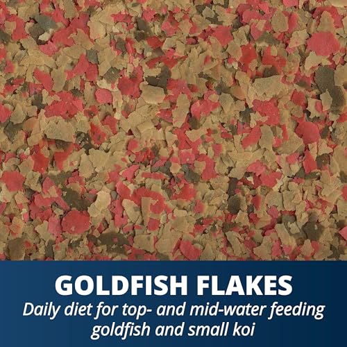 Tetra Goldfish Flakes, Nutritionally Balanced Diet for Aquarium Fish, Vitamin C Enriched Flakes, .42 oz (36 Pack) - size: 0.42 Ounce (Pack of 36)