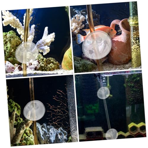 Abaodam 40pcs Aquarium Clips with Soft Card Slot Design Cup Holders for Fish Tank Oxygen Tubing for Securely Holding Air Hose Aquariums