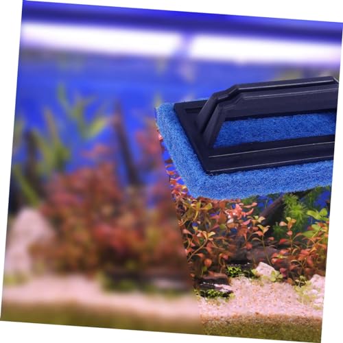 Fish Tank Sponge Cleaning Brush Aquarium Brush for Glass Scraper Single Face Handle 1pc Aquarium Cleaning Brush