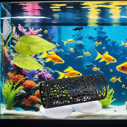3 PCS Betta Hammock, Betta Fish Tank Accessories Hideout Decorations for Small Tank, Bettas Leaf Hammock with Suction Cups for Small Fish and Shrimps for Hideout and Play Area