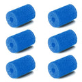 for Polaris Pool Cleaner Parts, 6 Pack Sweep Hose Tail Scrubbers Replacement for Sweep Pool Cleaner Fits Polaris 180 280 360 380 480 3900(Blue) - color: Blue-6 Pack