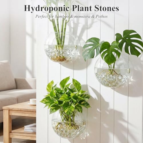 DomeStar 2LB Clear Flat Glass Marbles, Clear Glass Beads Decorative Gem Pebbles Vase Fillers for Centerpieces Table Scatter Home Decor - color: Clear