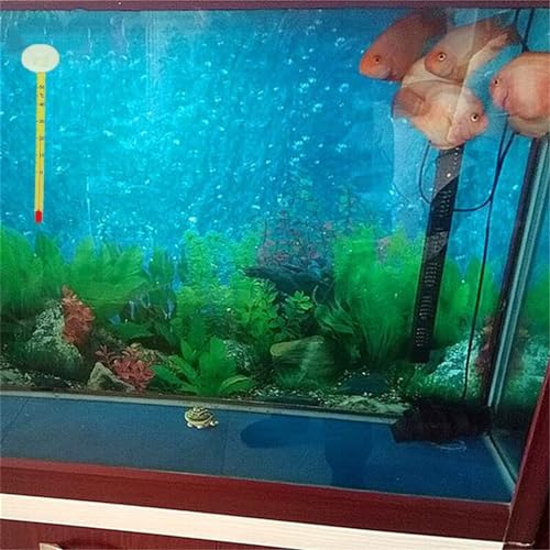 Liquid-in-Glass Aquarium Thermometer for Fishtank Accurate Floating Laboratory - color: A