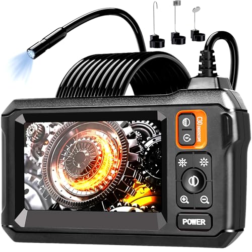 Daxiongmao Endoscope Camera with Light, 1080P HD Borescope, IP67 Waterproof Snake Camera – Ideal for Inspecting Walls, Vents, Automotive Engines, Pipes – A Great Gift Tool for Men (50ft) - size: 50FT