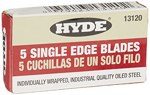 Hyde Tools 13050 Delta Heavy Duty Glass Scraper, 1 Pack , White