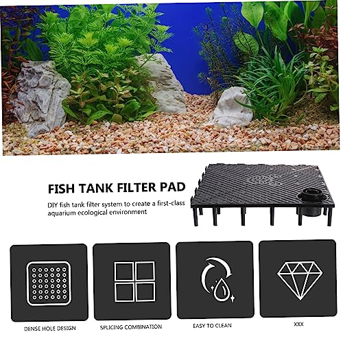 DECHOUS Plastic Aquarium Bottom Divider Pad Partition for Fish Tank Durable Splicing Ability for Large Dragon Fish