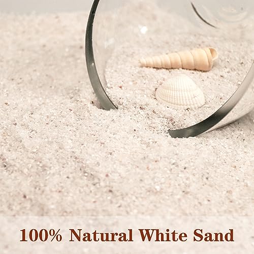 Silica Gravel, Multi-Purpose Mini White Silica Sand for Fire Pits, Aquariums and Landscaping, 5LB - color: White Mini, size: 5LB
