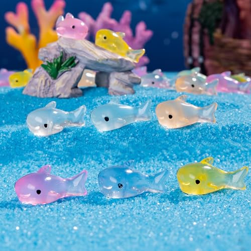 70 Pcs Mini Resin Shark Figurine Bulk Mini Shark Figurine Cake Decorations Cute Miniature Resin Sculpture Ornament Micro Landscape Office Garden Desk Party Tabletop Decor - color: Shark-70p