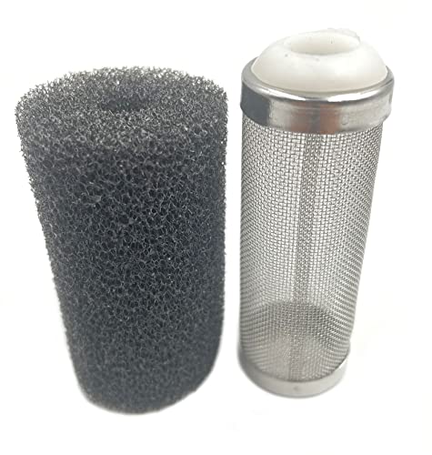 4Pcs 12mm Stainless Steel Aquarium Filter Inflow Inlet Basket Mesh Shrimp Guard for Aquarium Fish Tank Fish Shrimp with Sponge Aquarium Filter Protector Cover - size: 12mm/0.47”