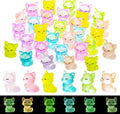 30PCS Mini Fox Decor for Dollhouse Resin Animal Tiny for Crafts Micro Miniature Foxs for Fairy Garden Dollhouse Micro Landscaping Decoration (Fox 2) - style: FOX 2
