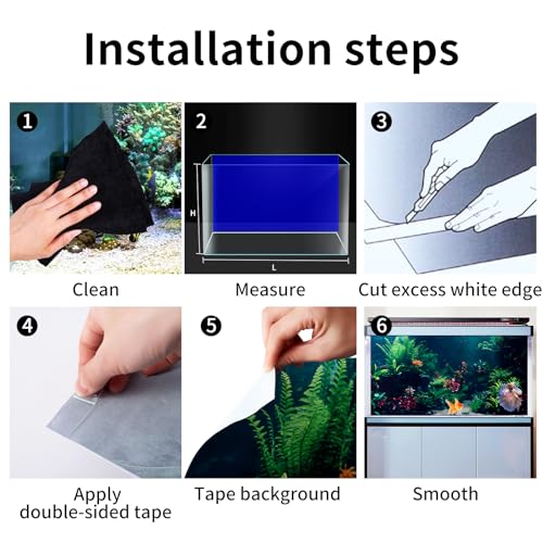 COMSUN 3 Pack Aquarium Background, 48x18 inches Polyester Aquarium Background, Cloth Fish Tank Background, Undersea Corals Sunshines & Rock Aquatic Plants - size: 48x18 Inch