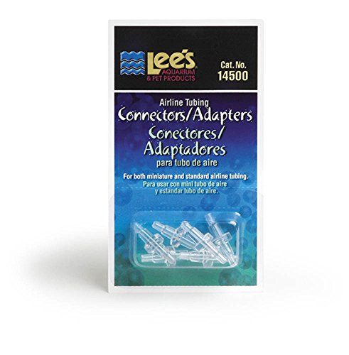 Lee's Pet Products ALE14500 6-Card Airline Connectors for Aquarium Pumps
