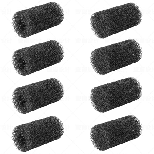 8 Pack Pre-Filter Sponge for Aquarium, Foam Filter Fry Shrimp Fish Tank 0.8" Intake, Replacement Foam Cover, Aquarium Pre Filter Foam Rolls