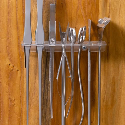 Peiiwdc Practical Aquariums Planting Tool Rack for Scraper Tweezers Landscape Bracket Fishtanks Plant Holder Fishtanks Accessories