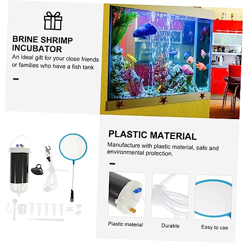 MERRYHAPY 1set Brine Shrimp Incubator Breeding Box Plastic Hatchery Suction Cup for Efficient Shrimp Breeding and Easy Cleaning for Aquariums and Fish Tanks