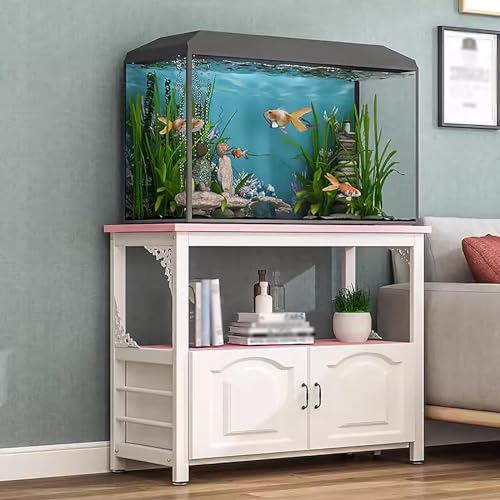 10 20 30 Gallon Fish Tank Stand Holder Modern Aquarium Stands Breeder Tank Stand Rack Reptile Tank Stand Holder（#7-90x50x70cm） - color: #7, size: (LxWxH)90x50x70cm