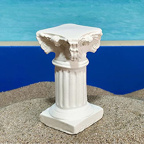Ancient Greece Aquarium Fish Tank Decorations Décor (Set of 3) Winged Victory of Samothrace Reptile Sculpture Statue Turtle Lizard Spider Tanks Terrarium Décor Ornament Pet - color: Ancient Greek