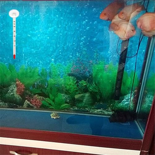 Liquid-in-Glass Aquarium Thermometer for Fishtank Accurate Floating Laboratory Floating - color: A