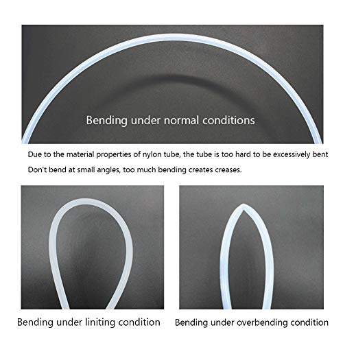 Beduan Pneumatic Nylon Tube 5/16" OD SAEJ844 Air Line Nylon Hose Tubing for Air Brake System or Fluid Transfer (32.8ft 10 Meter) - color: Black, size: 5/16"OD 32.8FT