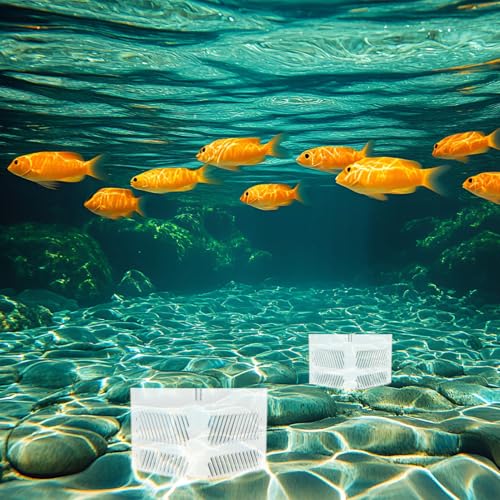 Milisten Aquarium Sand Isolator Acrylic Grid Divider Fish Tank Partition Pump Guards Clean Water DIY Accessory