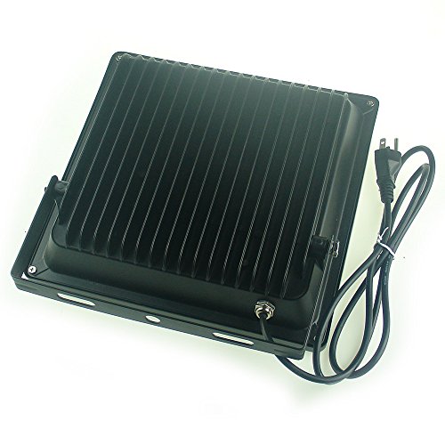 QUANS 50W Ultra Violet UV LED Light for Curing Glue Blacklight Fishing Aquarium Glow in the Dark Special Effects, 110V US Plug (50 Watt)