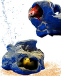 CORISRX DR. Moss Aquarium Decorations Cichlid Stone Marine Rock Cave Decor Decorative Fish Tank Freshwater Saltwater for Small Girls Tiny Turtle Reptile