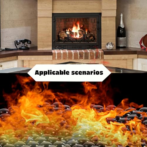 5Lb Black Glass Marbles, Black Glass Rocks, Decorative Black Glass Pebbles for Vase Fillers Fish Tank Plants Flower Pots Fountains Crafts Table Scatter and Fire Pits - color: black, size: 5LB