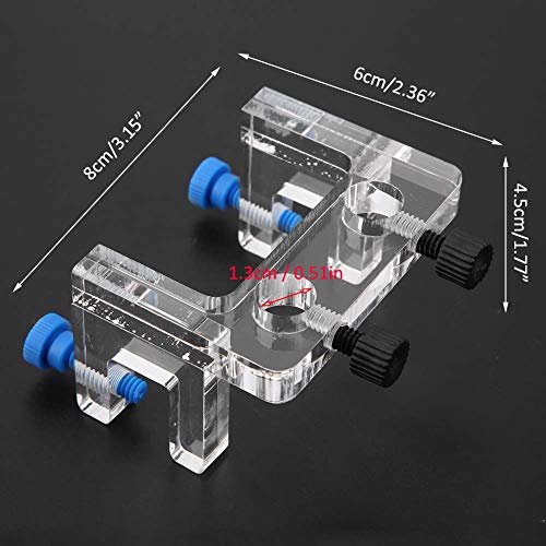 Acrylic Aquarium Probe Holder, Holds 2 Probes for Aquarium and Filter with Screws for Easy Installation