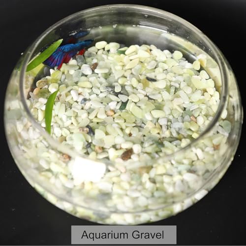 11LB Jade Color 1/8-3/8inch Aquarium Gravel Fish Tank Gravel Pea Gravel for Plants Small Rocks for Indoor Plants Decorative Rocks Colorful Rocks for Vases Rocks for Crafts - size: 11lb, style: Jade