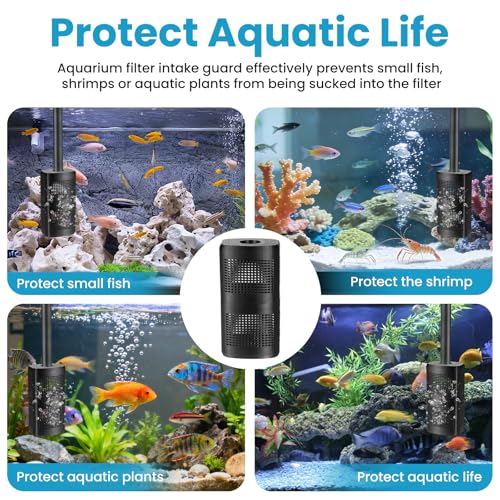 ETZ Aquarium Filter Intake Guard Replacement, Aquarium Accessories Detachable Intake Guard for Fluval Aquarium Canister Filter FX2/FX4/FX6, Fish Tank Filter Protects Aquatic Life