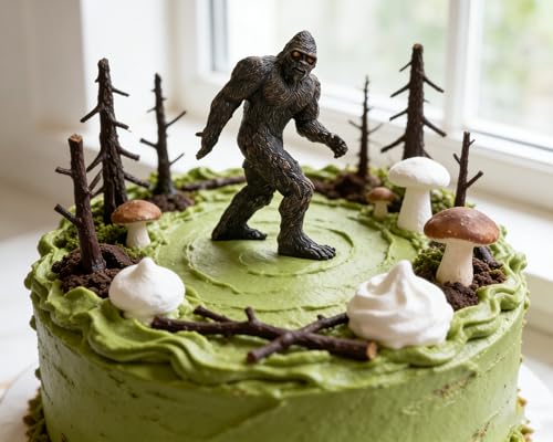 Bigfoot Sasquatch Miniature Garden Collection Figurine 5 inch, Fish Tanks Aquarium Decoration, Bigfoot Sasquatch Enthusiasts Gift Birthday Cake Decoration