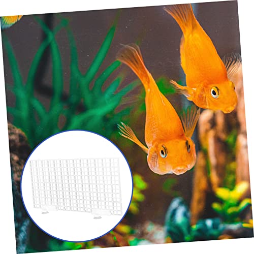 Yardwe 1set Fish Tank Bottom Divider Plate Isolation Grid Cups Semi-Transparent Aquarium Separation Board for Breeding and Water Circulation