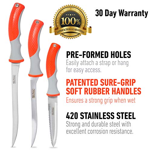 Wild Fish 6-peice Fish Fillet Set, Multipurpose Set Ideal for Cleaning Fish and Many Other Kitchen Tasks