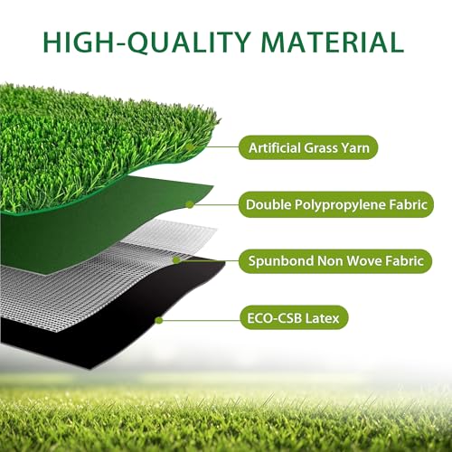 Artificial Grass Table Runner Indoor Outdoor 12x36 Inch,Realistic Fake Grass Rug with Drainage Holes,Fake Turf Mat Grass Rug for Golf Themed Party,Wedding Party, Birthday, Home Decor,Green - size: 12X36 Inches