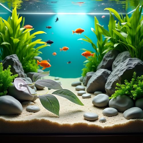 JJLFresheners Betta Fish Leaf Pad,Plastic Plant Betta Hammock Leaf Bed,Simulating The Natural Habitat for Betta Spawning Grounds,Suction Cup Betta Breeding Resting Bed Aquarium Décor Plastic Plants