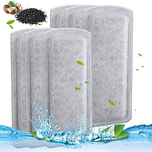 6/12 Pack Fish Tank Filter Cartridges for Marina Slim Filters S10/S15/S20 - Quadruple Filtration - Replacement Filter Cartridges for Marina Slim Filters - size: 6 Pack