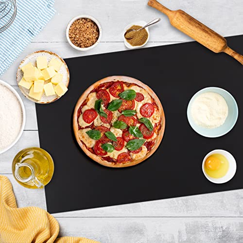 Silicone Mat Heat Resistant Mats for Countertop, Multipurpose Large Silicone Mats for Crafts Kitchen Workbench Size 48x24 inches Thick 2mm,Rolled Package,Black - color: Black, size: 48"L x 24"W