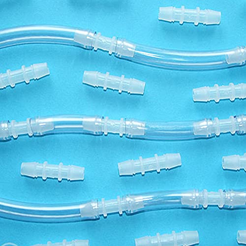 5/16" to 3/16" Hose Barb Reducer Pipe Fittings Adapter, Plastic Joint connector Splicer Mender for Aquarium Household Transport Fuel Gas Liquid Air (Pack of 4 .) - size: 5/16"-3/16"