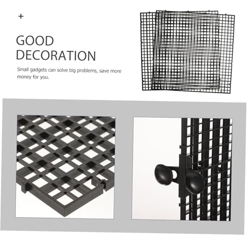 1set Fish Tank Divider Panels Aquarium Separator Cups Black Fish Tank Isolation Board for Breeding and Splicing and Easy to Install
