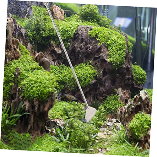 Sosoport Aquascaping Tools Set for Fish Tank Maintenance Tweezers Scissors Algae Scraper Efficient Aquarium Cleaning Kit for Tanks