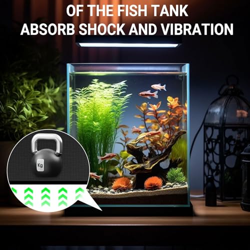 30x15x0.236 inch Aquarium Bottom Leveling pad, Environmentally Friendly EVA high-Density Foam Anti Slip Shock-Absorbing pad, Noise reducing Shock-Absorbing Aquarium pad, Easy to Cut, Free to Cut