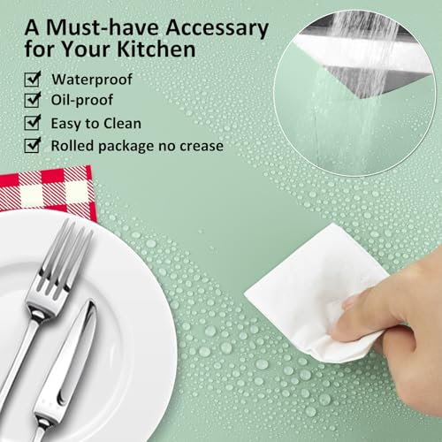 Silicone Mats for Kitchen Counter, Nonslip Silicone Mats for Crafts Countertop Protector Heat Resistant Mat (Light Green, 78.7"L x 15.7"W) - color: Light Green, size: 78.7"L x 15.7"W