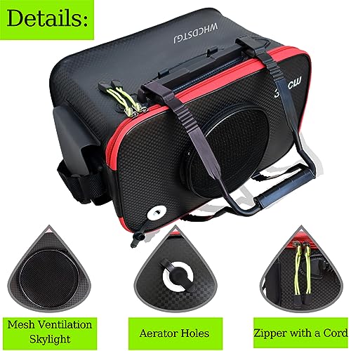 Fishing Bucket, Multifunctional Foldable Portable Fishing Bucket, and 8 Gallon EVA Fish Bucket are Suitable for Storing Live Fish and Fresh Fish Bait. (size8gallon) - color: Black, size: size8gallon