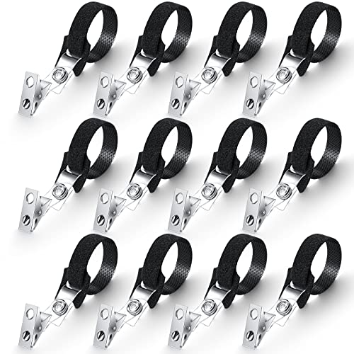 Yinkin 12 Pcs Hose Holder Clip Oxygen Tube Clips Entanglement Proof Hose Holder Secure for Uninterrupted Sleep Supplies(Black) - color: Black
